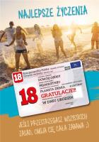 Opakowanie Karnet Urodziny Osiemnastka Gift-M