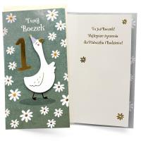 Okładka książki Karnet Urodziny Roczek gąska