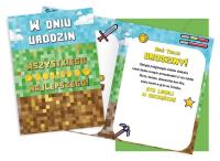 Opakowanie Karnet V Urodziny