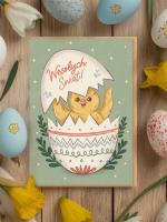 Karnet Wielkanoc - Wesołych Świąt!. Wydawca: Nadwyraz. SmakLiter.pl Opakowanie Karnet Wielkanoc - Wesołych Świąt!