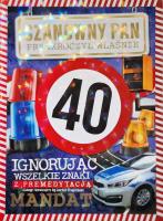 Opakowanie Karnet z mandatem 40-stka