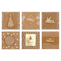 Karnety samoprzylepne 5x5cm Kraft 12szt. Wydawca: incood.. SmakLiter.pl Opakowanie Karnety samoprzylepne 5x5cm Kraft 12szt