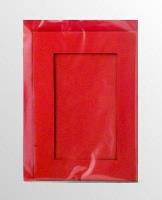 Opakowanie Karta passepartout + koperta czerwona 5szt