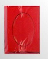 Opakowanie Karta passepartout + koperta czerwona 5szt