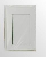 Opakowanie Karta passepartout + koperta srebrna 5szt