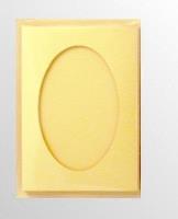 Opakowanie Karta passepartout + koperta złota 5szt