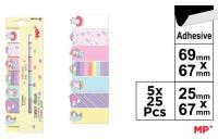 Opakowanie Karteczki indeksujące różowe