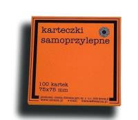Karteczki samoprzylepne Fluo 75x75mm 100K pomar.. Wydawca: Ziemia Obiecana. SmakLiter.pl Opakowanie Karteczki samoprzylepne Fluo 75x75mm 100K pomar.