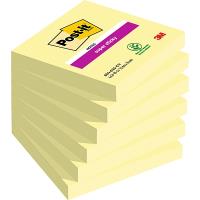 Karteczki samoprzylepne Super Sticky żółte 76x76mm 1x90szt.. Wydawca: Post-It. SmakLiter.pl Opakowanie Karteczki samoprzylepne Super Sticky żółte 76x76mm 1x90szt.