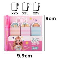 Karteczki samoprzylepne. Wydawca: MP Main Paper. SmakLiter.pl Opakowanie Karteczki samoprzylepne