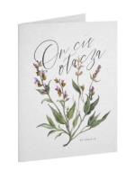 Kartka Dobro - ON - On cię otacza - szałwia. Wydawca: Szaron. SmakLiter.pl Opakowanie Kartka Dobro - ON - On cię otacza - szałwia