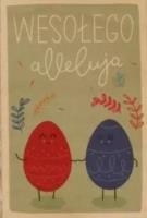 Kartka drewniana Wesołego Alleluja!. Wydawca: Milin. SmakLiter.pl Opakowanie Kartka drewniana Wesołego Alleluja!