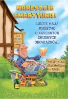 Opakowanie Kartka Emerytura duża TDF16