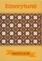 Opakowanie Kartka Emerytura V08