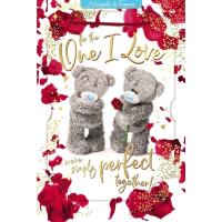 Kartka holograficzna 3D For the one I love. Wydawca: Carte Blanche Greetings Ltd.. SmakLiter.pl Opakowanie Kartka holograficzna 3D For the one I love