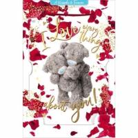 Kartka holograficzna 3D I love everything about.... Wydawca: Carte Blanche Greetings Ltd.. SmakLiter.pl Opakowanie Kartka holograficzna 3D I love everything about...