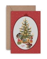 Kartka na Boże Narodzenie - Merry Christmas. Wydawca: Grupa Kreatywna. SmakLiter.pl Opakowanie Kartka na Boże Narodzenie - Merry Christmas