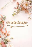 Kartka okolicznościowa Gratulacje. Wydawca: Trend. SmakLiter.pl Opakowanie Kartka okolicznościowa Gratulacje