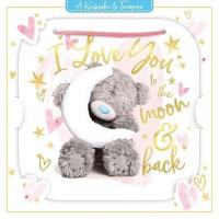 Kartka okolicznościowa I love you to the moon&back. Wydawca: Carte Blanche Greetings Ltd.. SmakLiter.pl Opakowanie Kartka okolicznościowa I love you to the moon&back