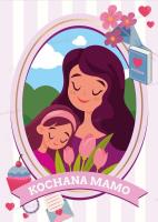 Opakowanie Kartka okolicznościowa kochana mamo (5szt)