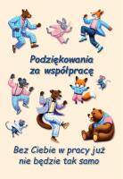 Kartka okolicznościowa Podziękowania za współpracę. Wydawca: Trend. SmakLiter.pl Opakowanie Kartka okolicznościowa Podziękowania za współpracę
