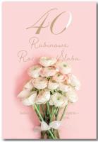 Opakowanie Kartka okolicznościowa Rocznica ślubu 40