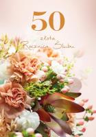Kartka okolicznościowa Rocznica ślubu 50. Wydawca: Trend. SmakLiter.pl Opakowanie Kartka okolicznościowa Rocznica ślubu 50