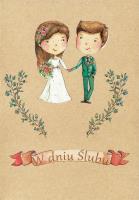 Kartka okolicznościowa Ślub kraft. Wydawca: Trend. SmakLiter.pl Opakowanie Kartka okolicznościowa Ślub kraft