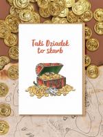 Kartka okolicznościowa TAKI DZIADEK TO SKARB. Wydawca: Nadwyraz. SmakLiter.pl Opakowanie Kartka okolicznościowa TAKI DZIADEK TO SKARB