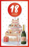 Opakowanie Kartka okolicznościowa Urodziny 18