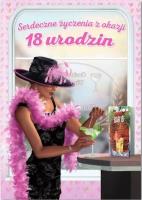 Opakowanie Kartka okolicznościowa Urodziny 18 MF13