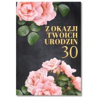 Opakowanie Kartka okolicznościowa Urodziny 30