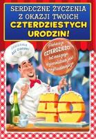 Opakowanie Kartka okolicznościowa Urodziny 40 MF18