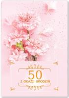 Opakowanie Kartka okolicznościowa Urodziny 50