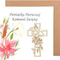 Opakowanie Kartka Pierwsza Komunia Święta