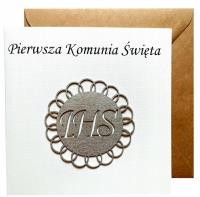 Opakowanie Kartka Pierwsza Komunia Święta