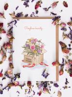 Opakowanie Kartka Posyłam kwiaty