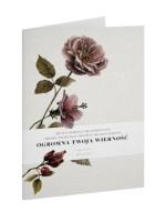 Kartka składana - Nie wyczerpała się - róża. Wydawca: Szaron. SmakLiter.pl Opakowanie Kartka składana - Nie wyczerpała się - róża