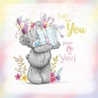 Kartka urodzinowa Just for you. Wydawca: Carte Blanche Greetings Ltd.. SmakLiter.pl Opakowanie Kartka urodzinowa Just for you