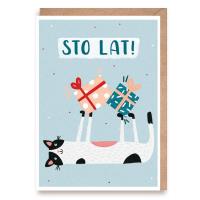 Opakowanie Kartka urodzinowa Kot