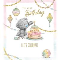 Kartka urodzinowa Let's celebrate. Wydawca: Carte Blanche Greetings Ltd.. SmakLiter.pl Opakowanie Kartka urodzinowa Let's celebrate