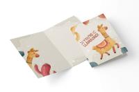 Opakowanie Kartka urodzinowa You're LLAMAZING + koperta