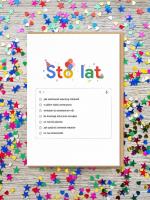 Opakowanie Kartka Urodziny - sto lat