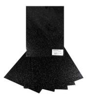 Opakowanie Karton brokatowy czarny 250g 25x35cm 5 arkuszy