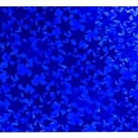 Opakowanie Karton holograficzny niebieski gwiazdy 25x35cm ark