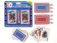 Opakowanie Karty do gry 2 talie z kostkami