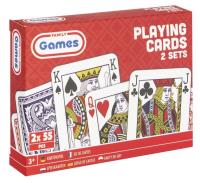 Opakowanie Karty do gry 2 zestawy 2x55 kart