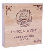 Opakowanie Karty do gry Poker King 2x55 CARTAMUNDI