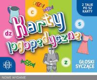 Okładka książki Karty logopedyczne. Głoski syczące. Komplet