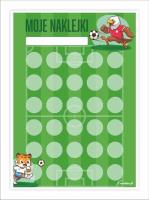 Opakowanie Karty motywacyjne piłka nożna 5szt